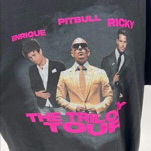 The Trilogy Tour Tshirt Enrique Pitbull Ricky Unisex 2XL